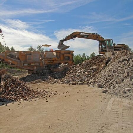Bauschuttaufbereitung
