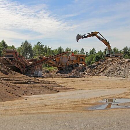 Bauschuttaufbereitung