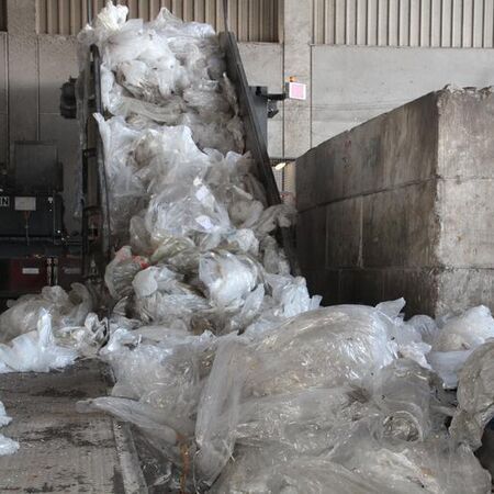 Plastic and paper recycling