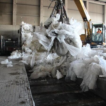 Plastic and paper recycling